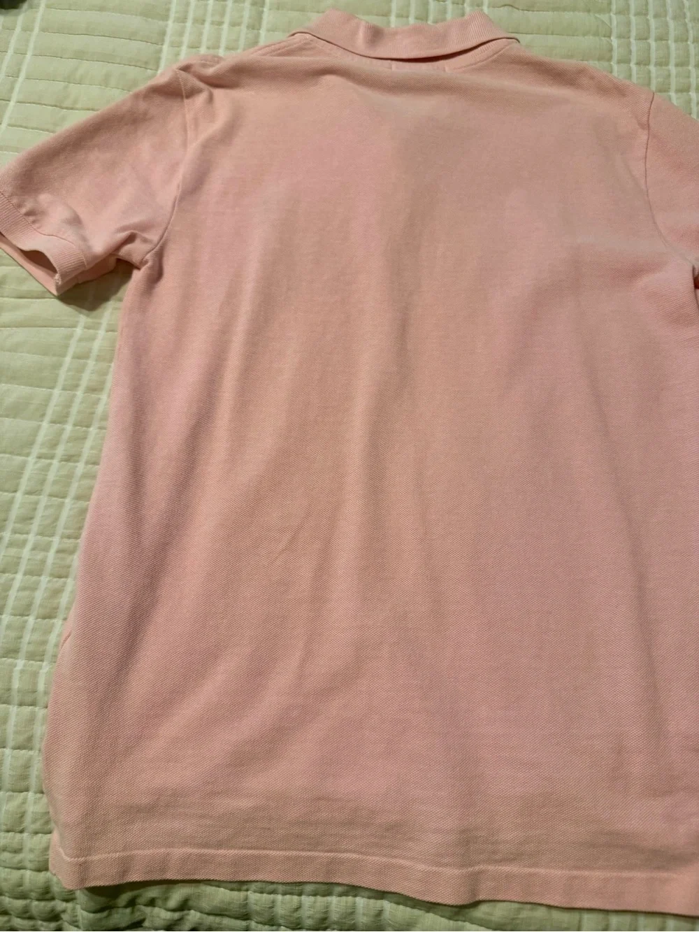 Ralph Lauren Pink Short-Sleeve Polo with Navy Pony